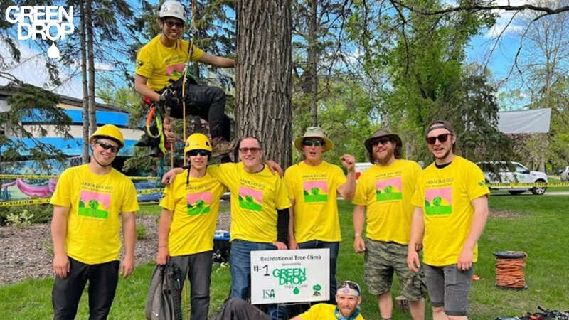 Green Drop ISA certified arborists group photo
