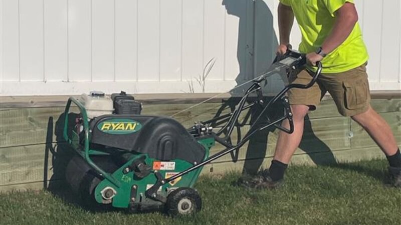 Green Lawn Aeration