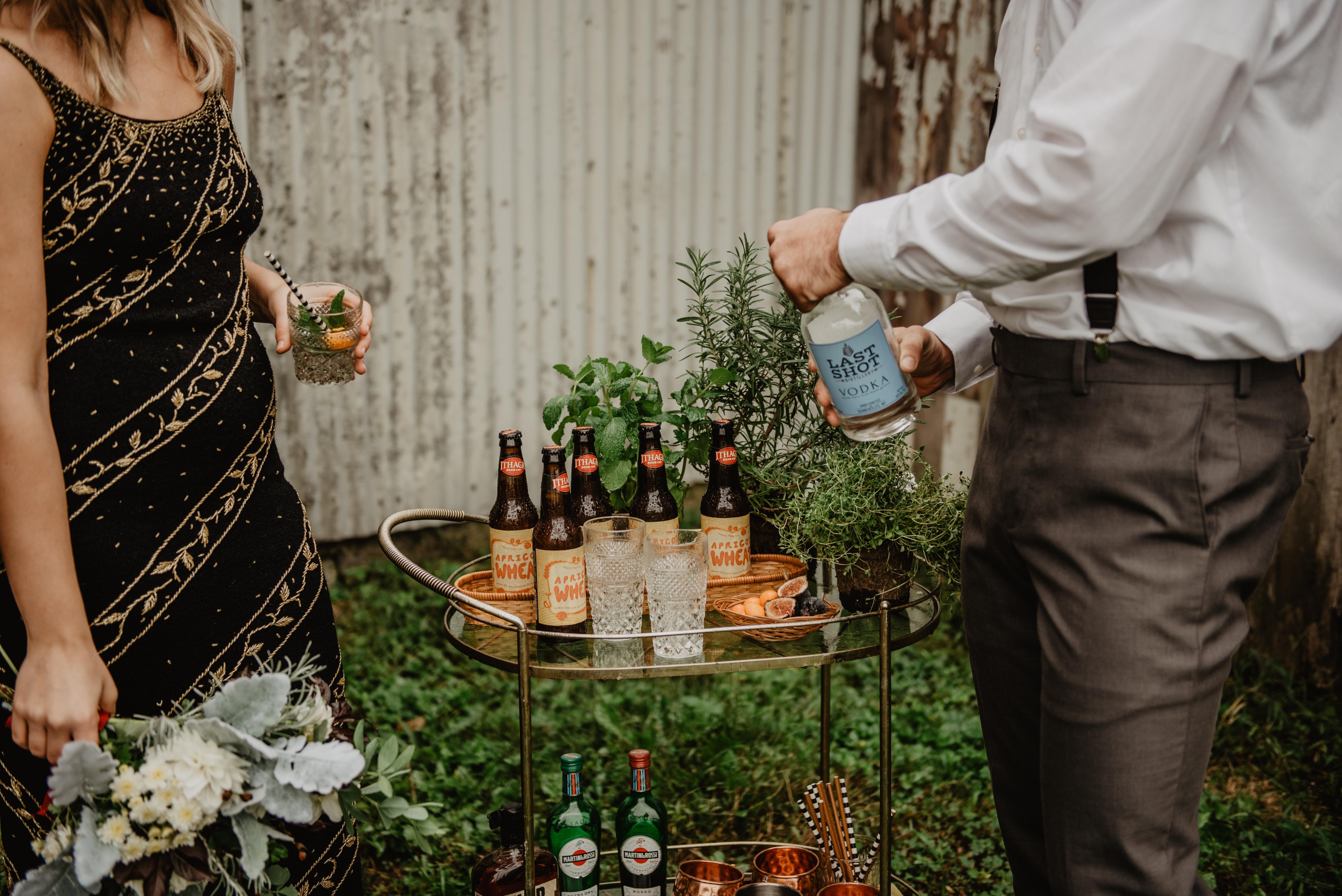 Outdoor Bar Cart