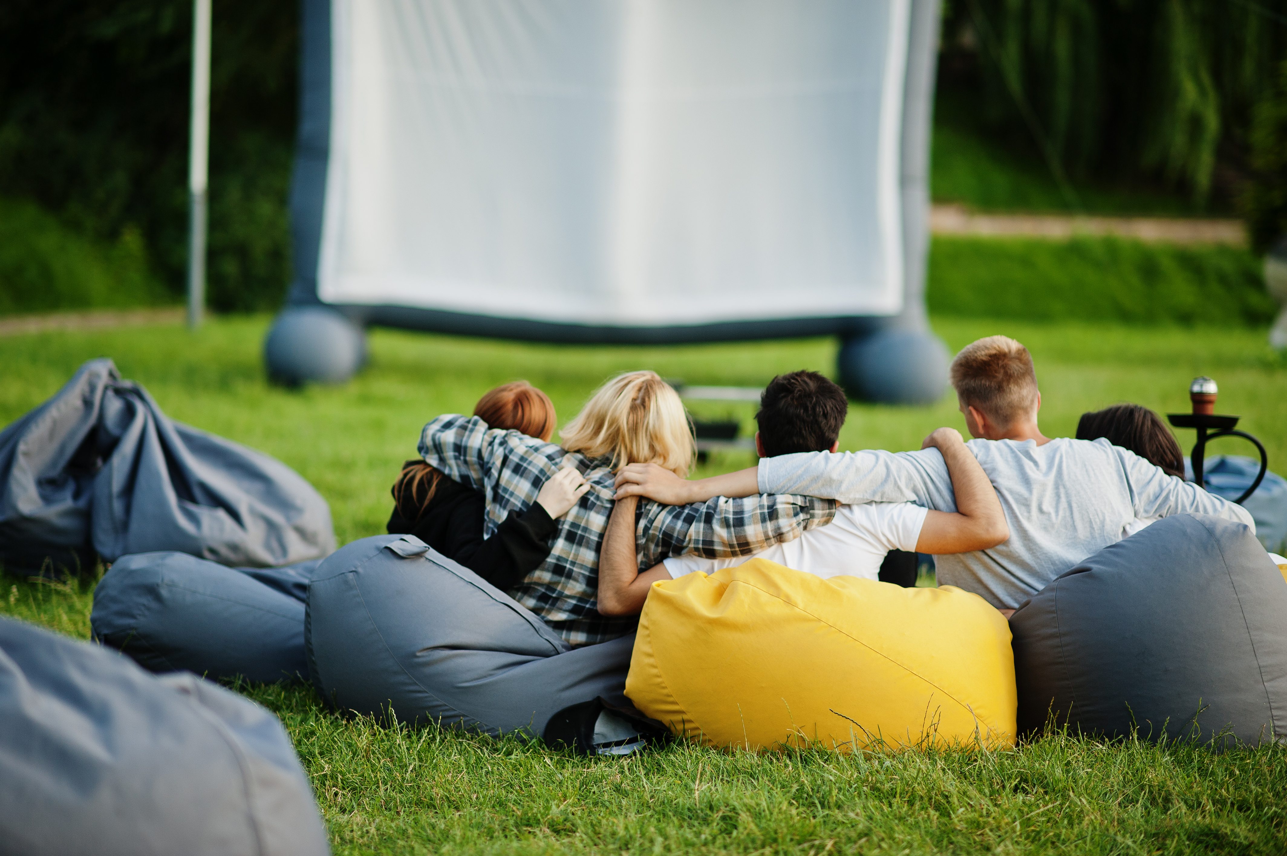 Outdoor Movie Big Screen Friends